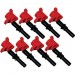 2005-10 Mustang GT 4.6L 3V MSD Performance COP Ignition Coils (Set of 8)