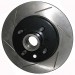 StopTech Slotted 4-Lug Brake Rotor - Front Left (87-93 Mustang 5.0) 126.61026SL